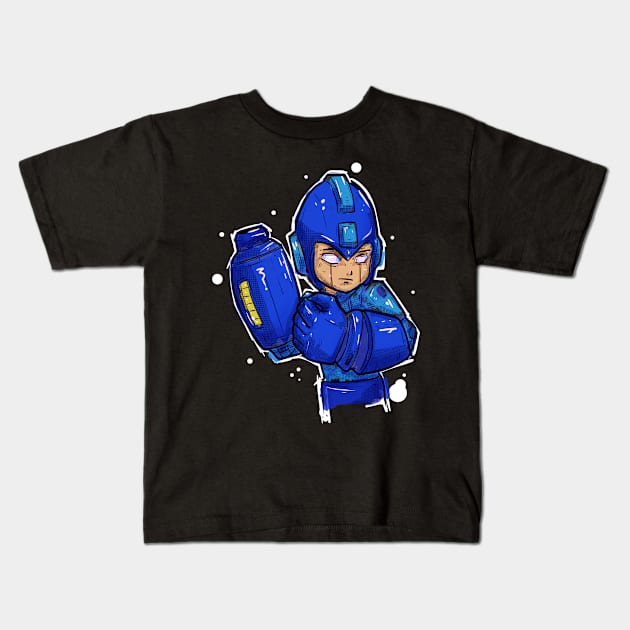 Super fighting robot 20XX Kids T-Shirt by Beanzomatic